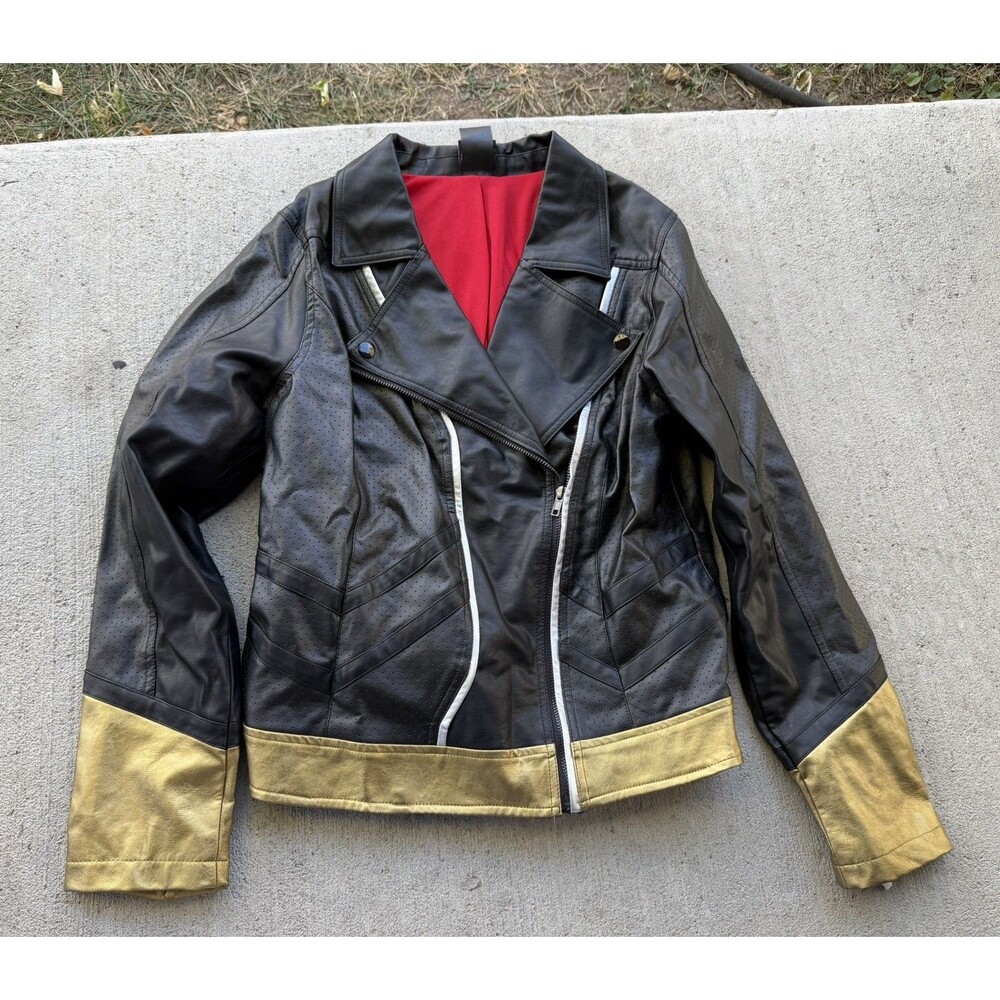Black Widow Her Universe Marvel Moto Jacket Size Large